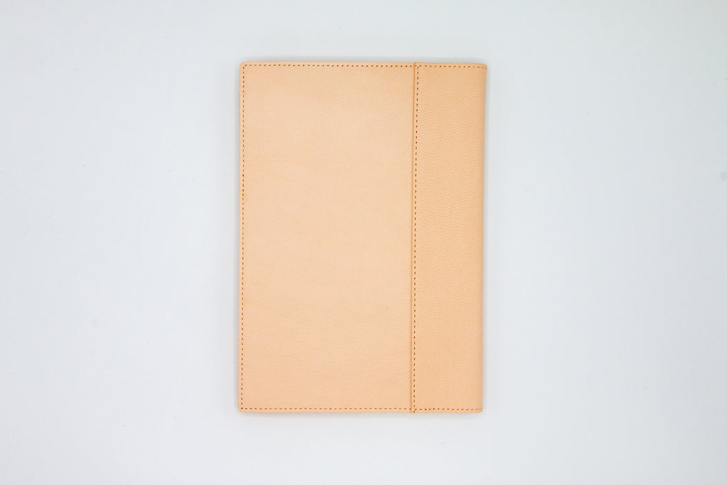 Goat leather journal - back view