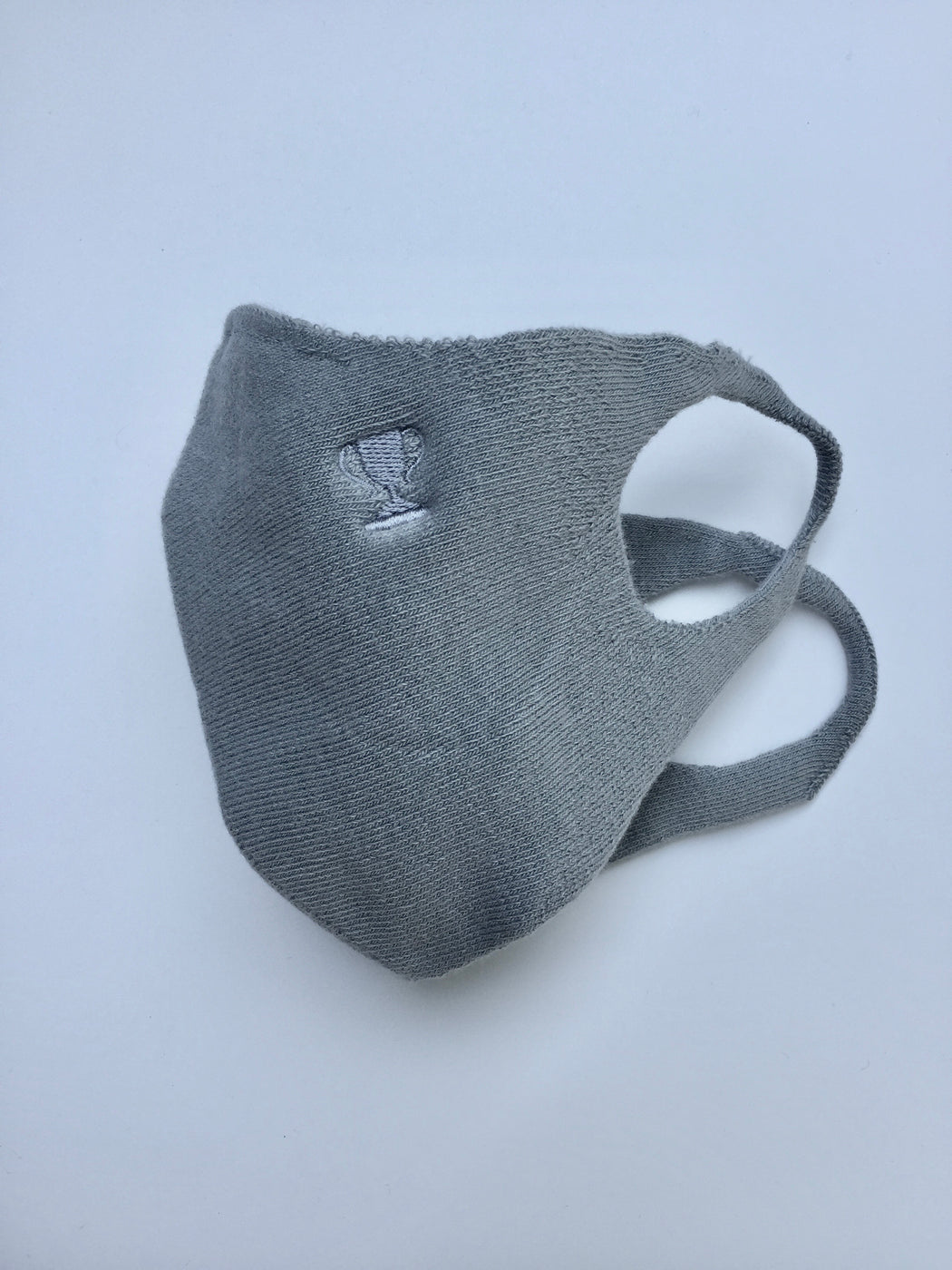 Grey cloth face mask