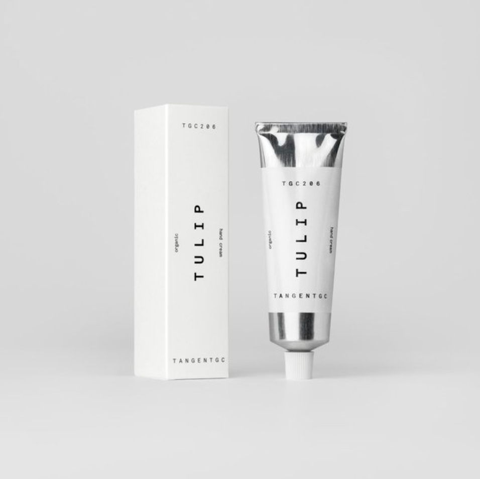 Tulip Organic Hand Cream, box & tube
