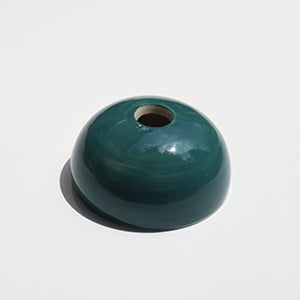 Dark Green Hemisphere Magnetic Ceramic Paperweight