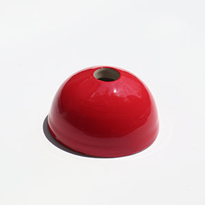Red Hemisphere Magnetic Ceramic Paperweight