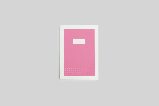 Pink handmade Hanji notebooks with silk screened covers