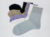 Women's sparkly socks in 5 colors: grey, white, lilac, tan, black