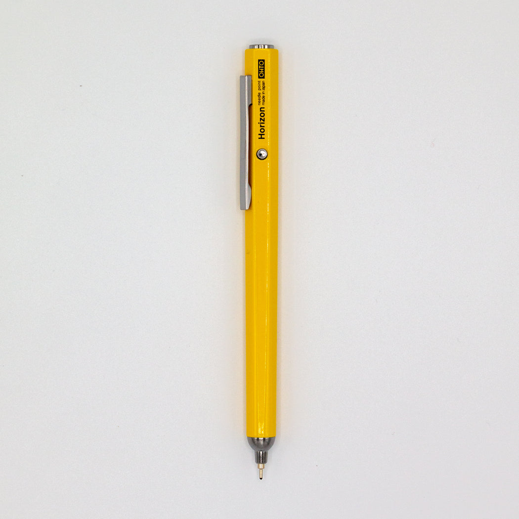 Open Yellow Needle Point Pen