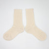 Winter white cashmere socks