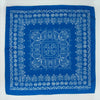 Classic blue silk bandana