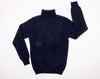 Navy long sleeve turtleneck sweater