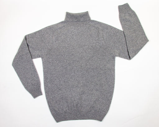 Grey long sleeve turtleneck sweater