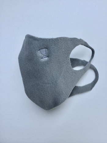 Grey cloth face mask