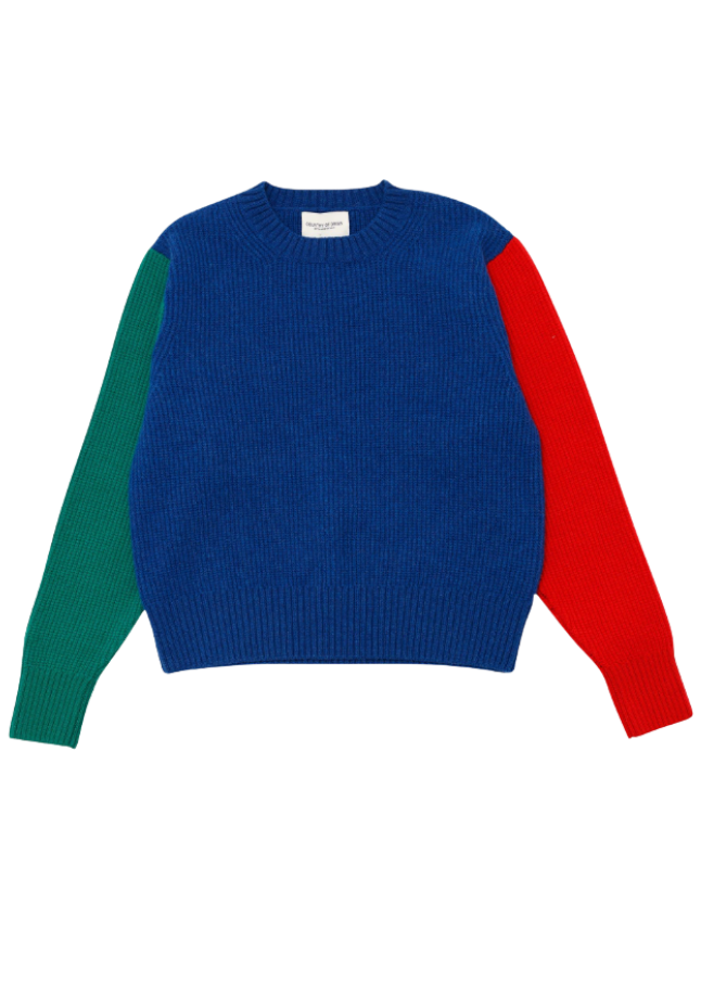 Color Block Crewneck Sweater — SEMIFINALIST®