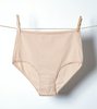 Beige high waist women's underwear