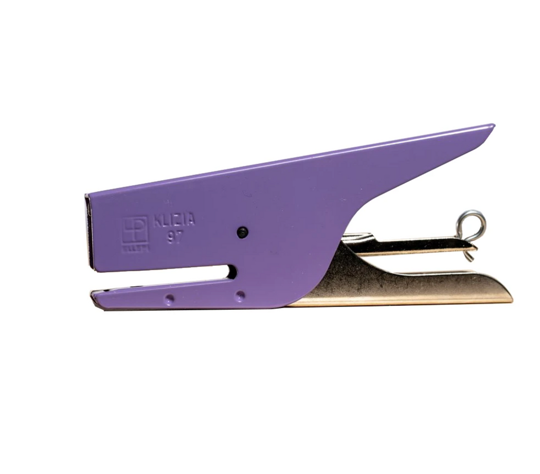 Purple hand stapler