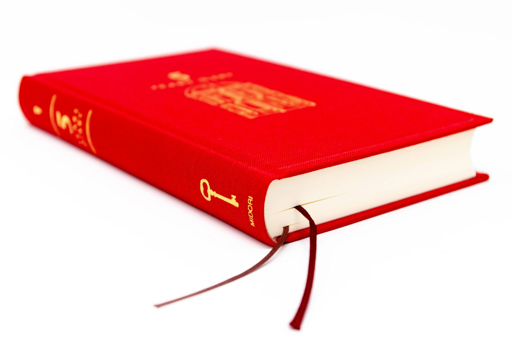 Red hardcover 5-Year Diary Notebook