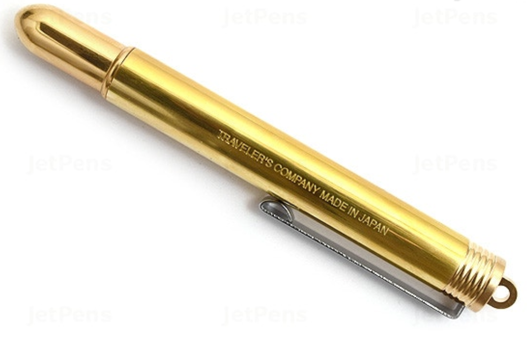 Brass fountain pen