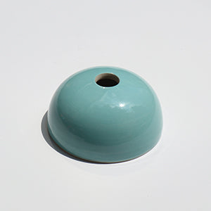 Baby Blue Hemisphere Magnetic Ceramic Paperweight